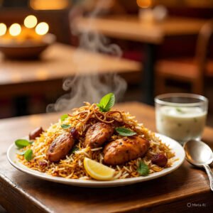 CHICKEN BIRYANI (Authentic Hyderabadi Dum Biryani)